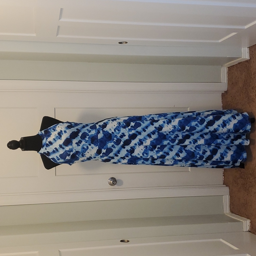 Tie Dyed Halter Dress